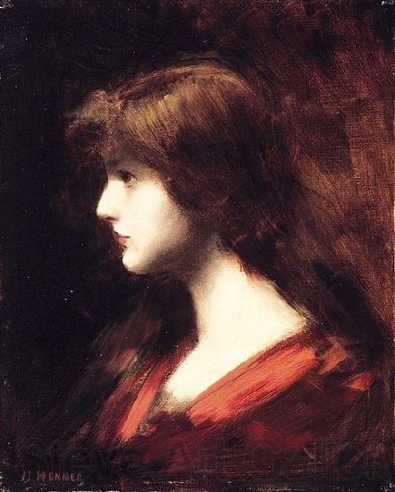 Jean-Jacques Henner Head of a Girl Spain oil painting art